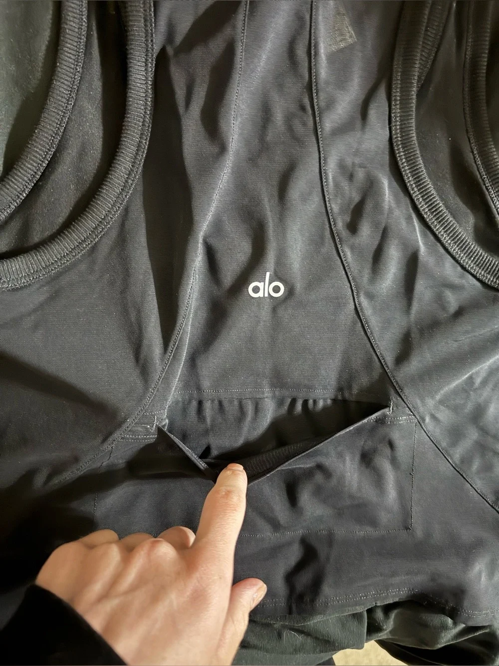 ALO black tank top